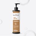 Nauvelle Rice Water shampoo, Repairs Damage, Deep Hydration, Frizz Control, for All Hair Types, 200 ml