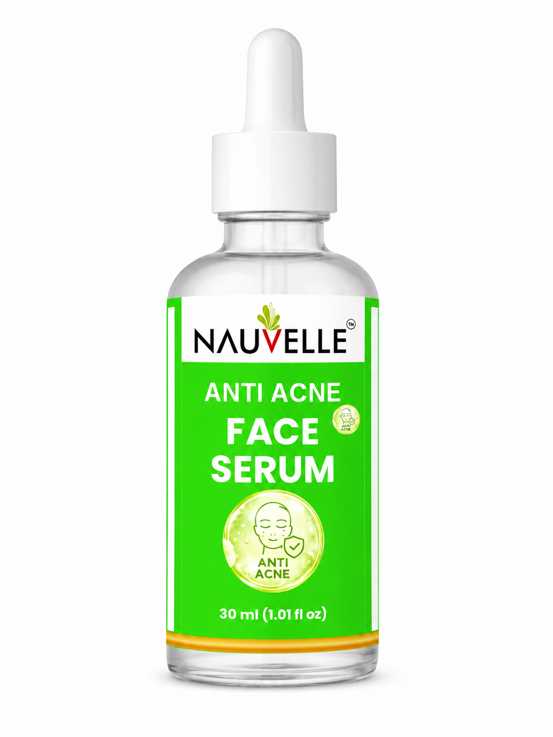 Nauvelle Anti Acne Face Serum for Clearer Skin, 30 ml, Adult
