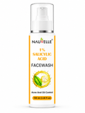 Nauvelle 1% Salicylic Acid Face Wash, Gel, Acne and Oil Control, Paraben Free, 100 ml