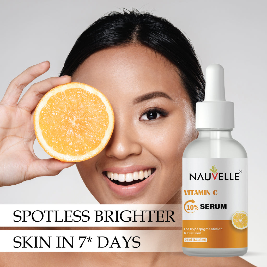 Nauvelle Vitamin C 10% Serum for Hyperpigmentation & Dull Skin_30ml